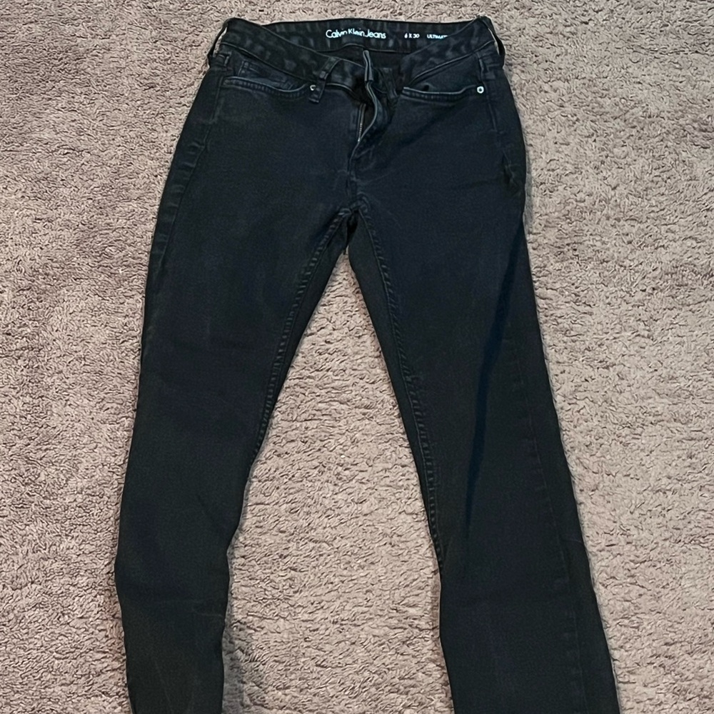Calvin Klein Women's Black Jeans